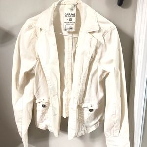 White Corduroy Garage Jacket/Blazer